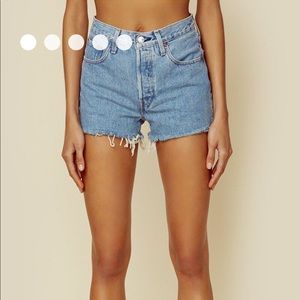 Levi's Shorts - 501 high rise Levi short -planet blue Levi's Shorts - 501 high rise Levi short -planet blue